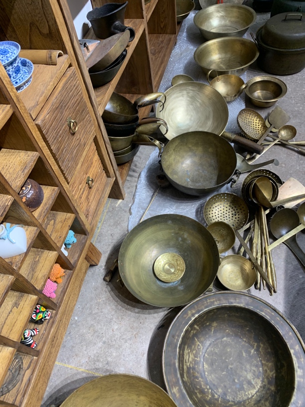 老式铜器古朴厚重包浆圆润收藏佳品实物实拍