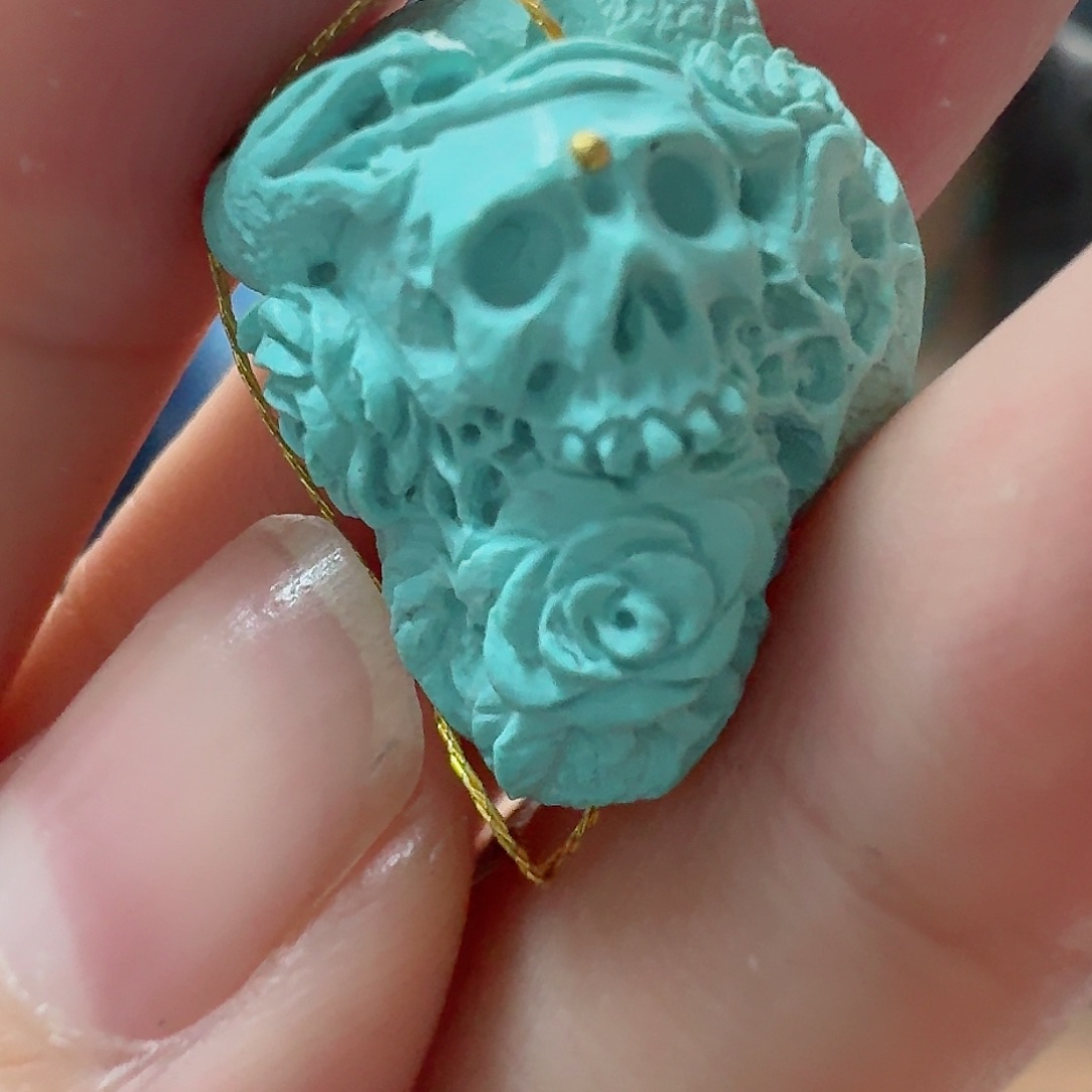 绿松石珠宝奇石未镶嵌