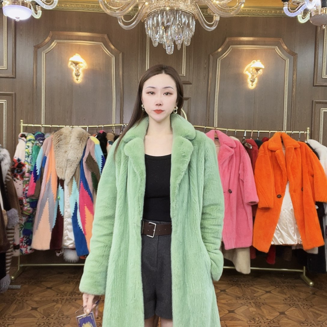 貂皮大衣时尚潮流