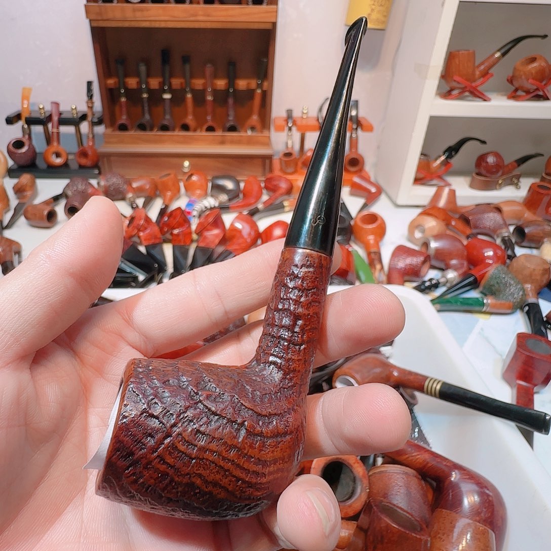 可***乐石楠木工艺品烟斗