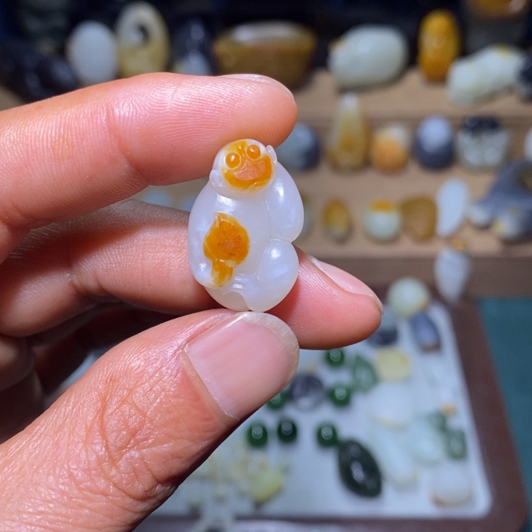 和田玉吊坠(不含链)未镶嵌