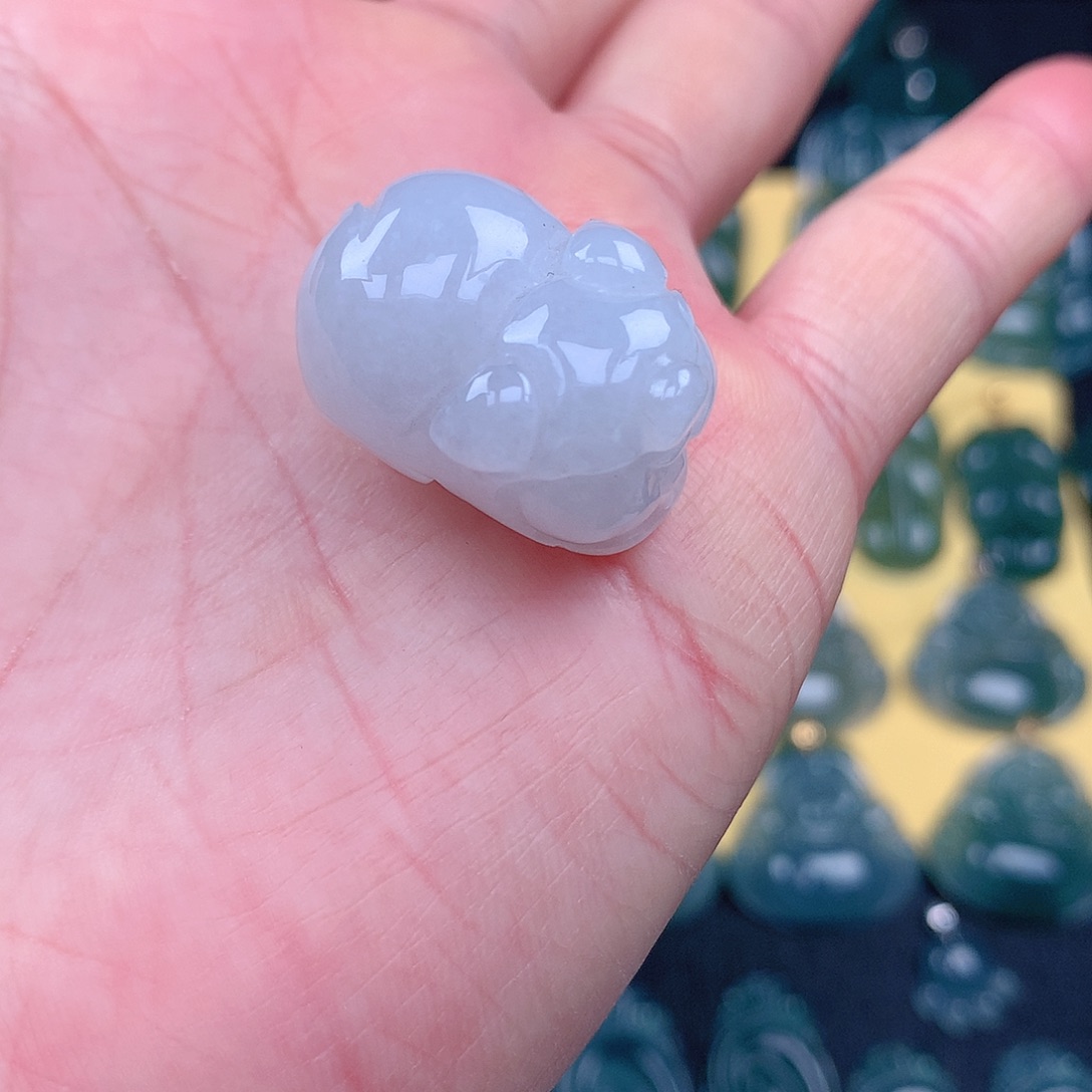 翡翠吊坠(不含链)未镶嵌吊坠