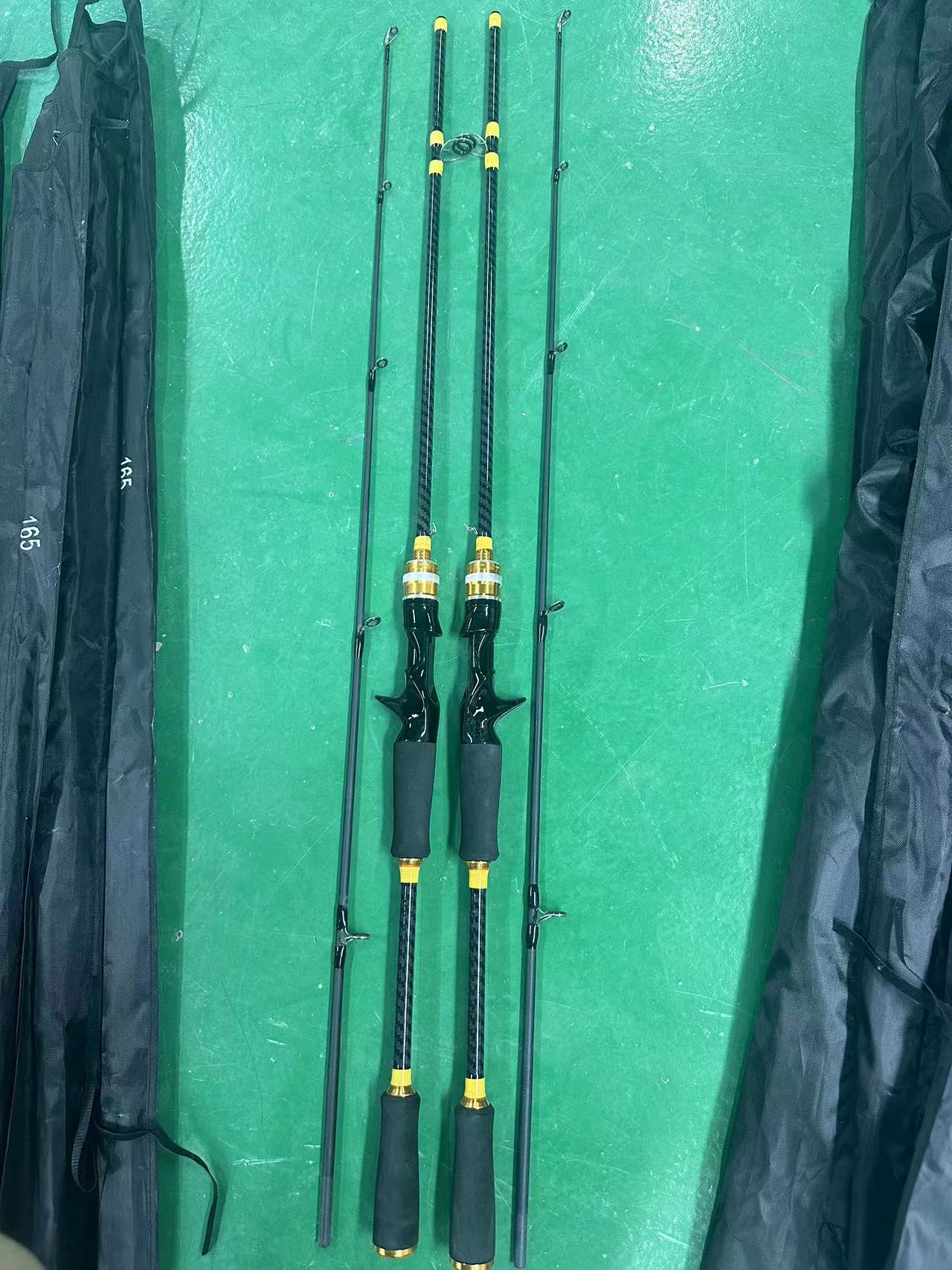 黄色断码库存微瑕路亚远投杆单杆一支