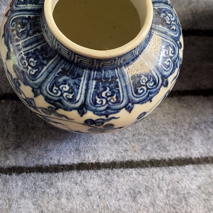 尚***今摆件清花罐东西漂亮美眉
