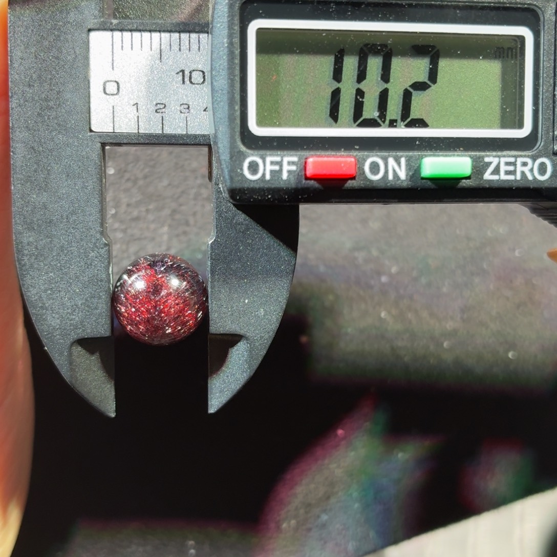 B***a珠宝半成品未镶嵌水晶超七单珠10.2左右