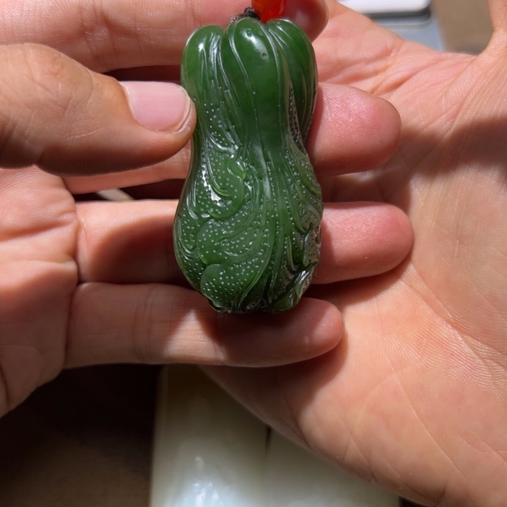 和田玉（糖玉）未镶嵌车挂浪*让