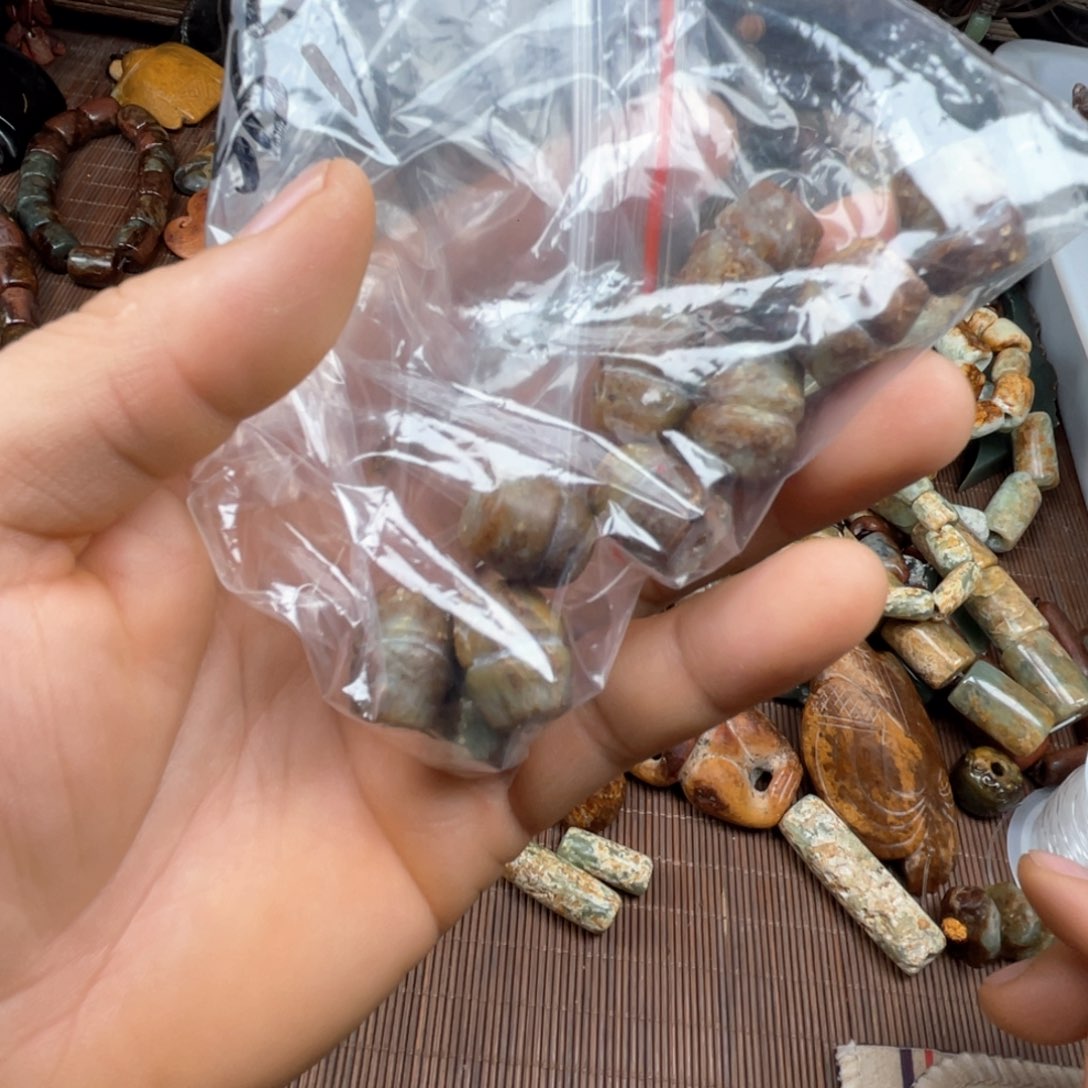 未镶嵌手链岫岩河磨玉（透闪石质玉）3*