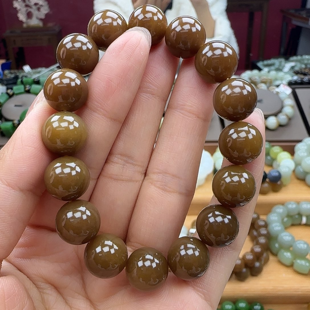 和田玉未镶嵌手链