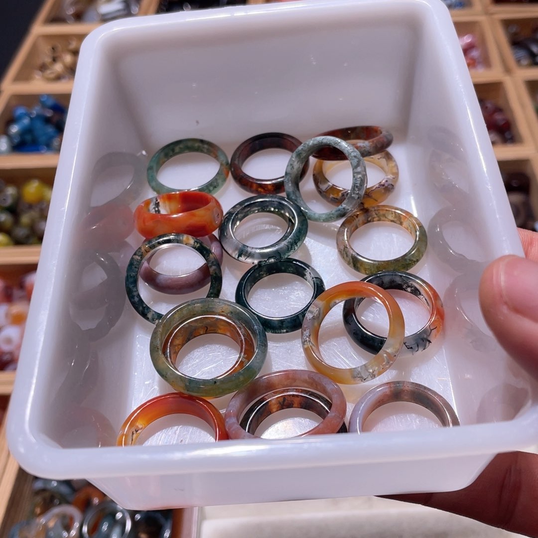 玛瑙/玉髓珠宝半成品未镶嵌