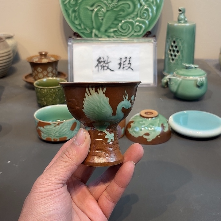 瓷片龙泉青瓷福利青瓷