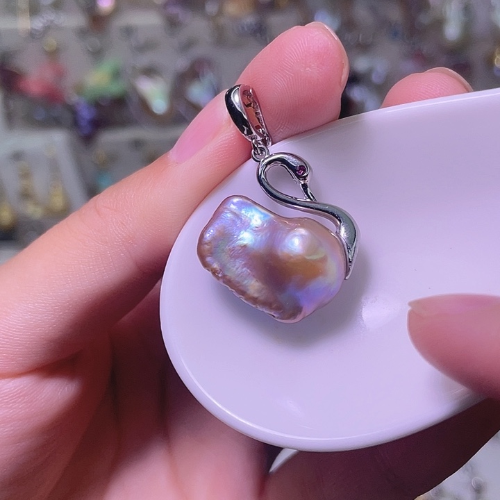 颈饰合金淡水珍珠30