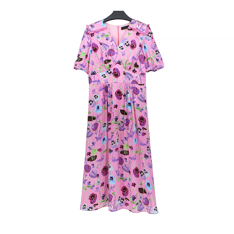   春夏新款气质优雅连衣裙 欧7115P