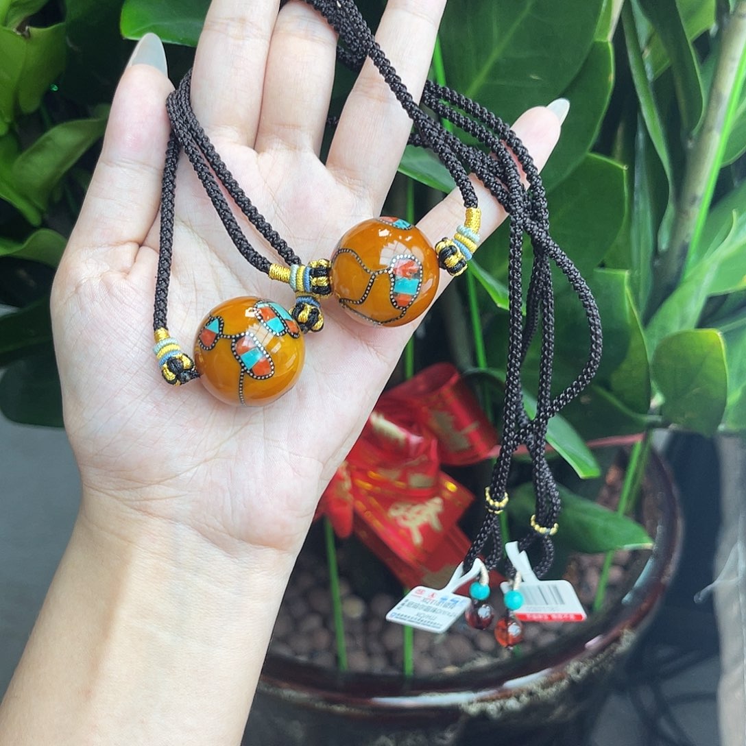 未镶嵌琥珀手链多样性发其一 24-25m