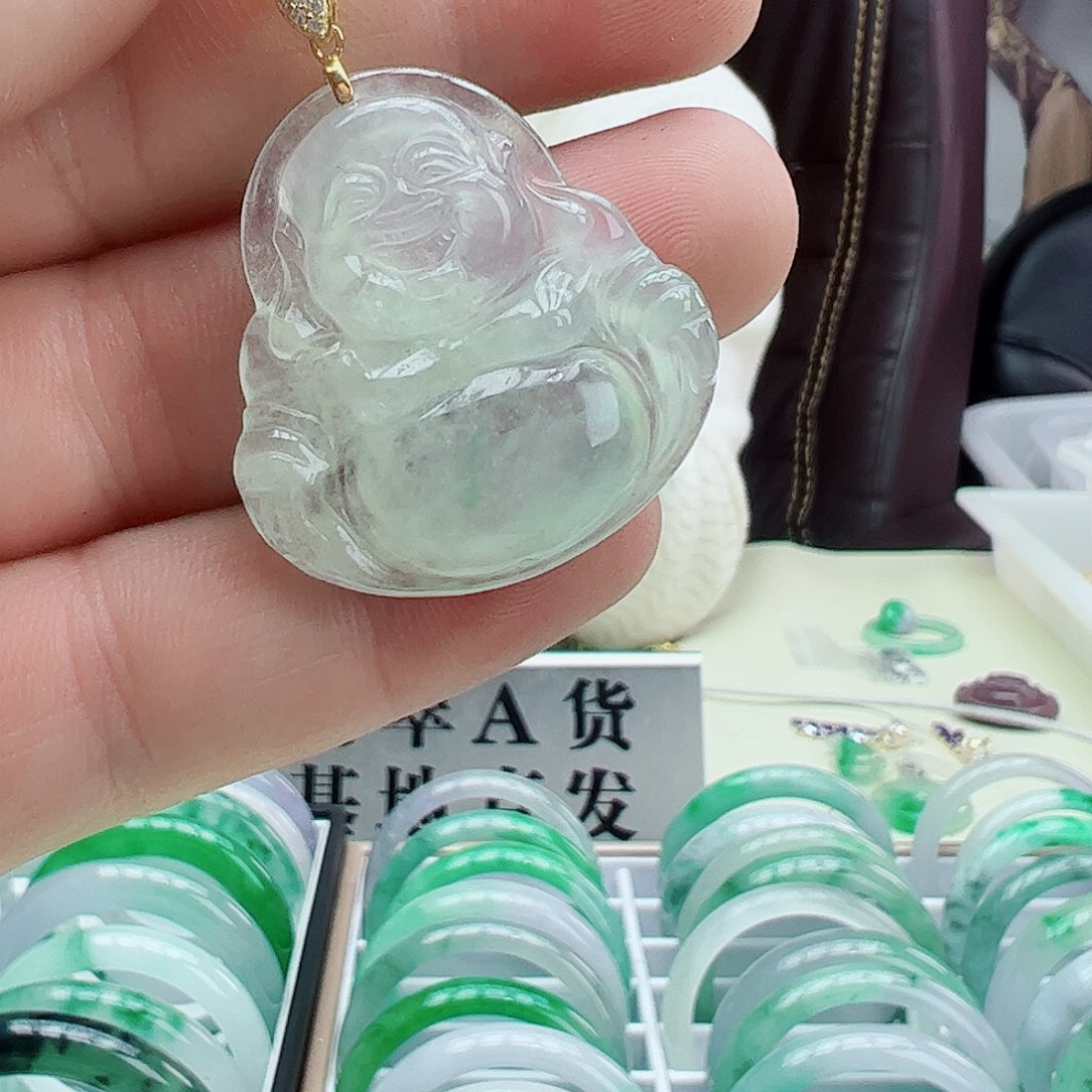 翡翠吊坠(赠链)银S925镶嵌