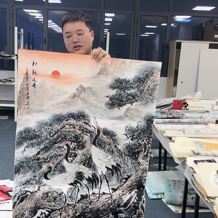 国画纯手绘字画宣纸