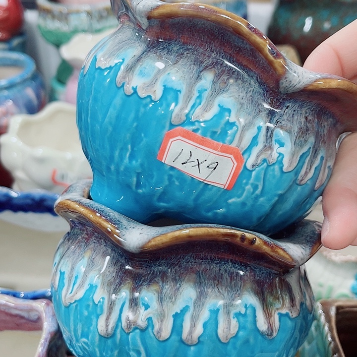 多肉陶瓷花盆满10元包邮