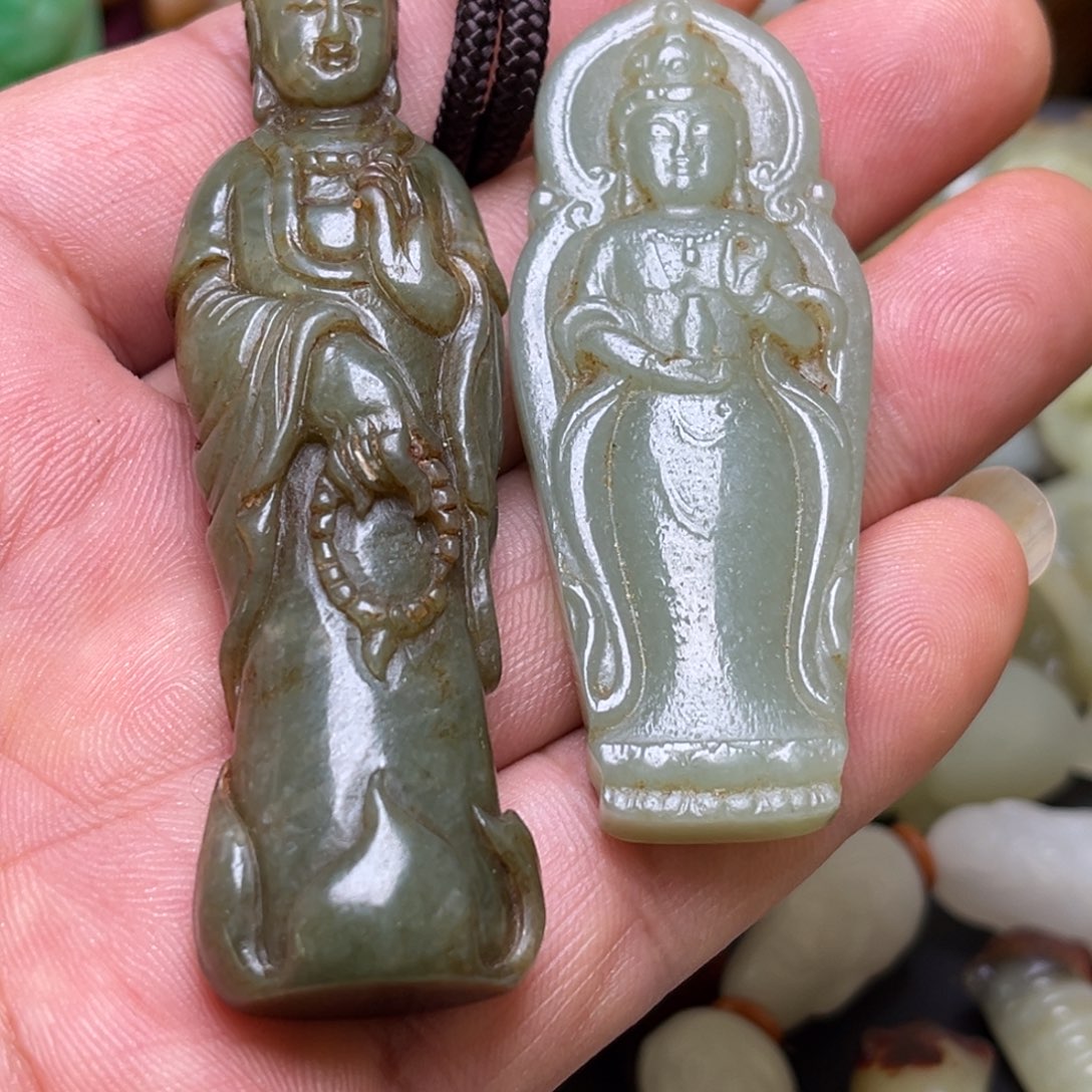 和田玉挂件未镶嵌泰****P