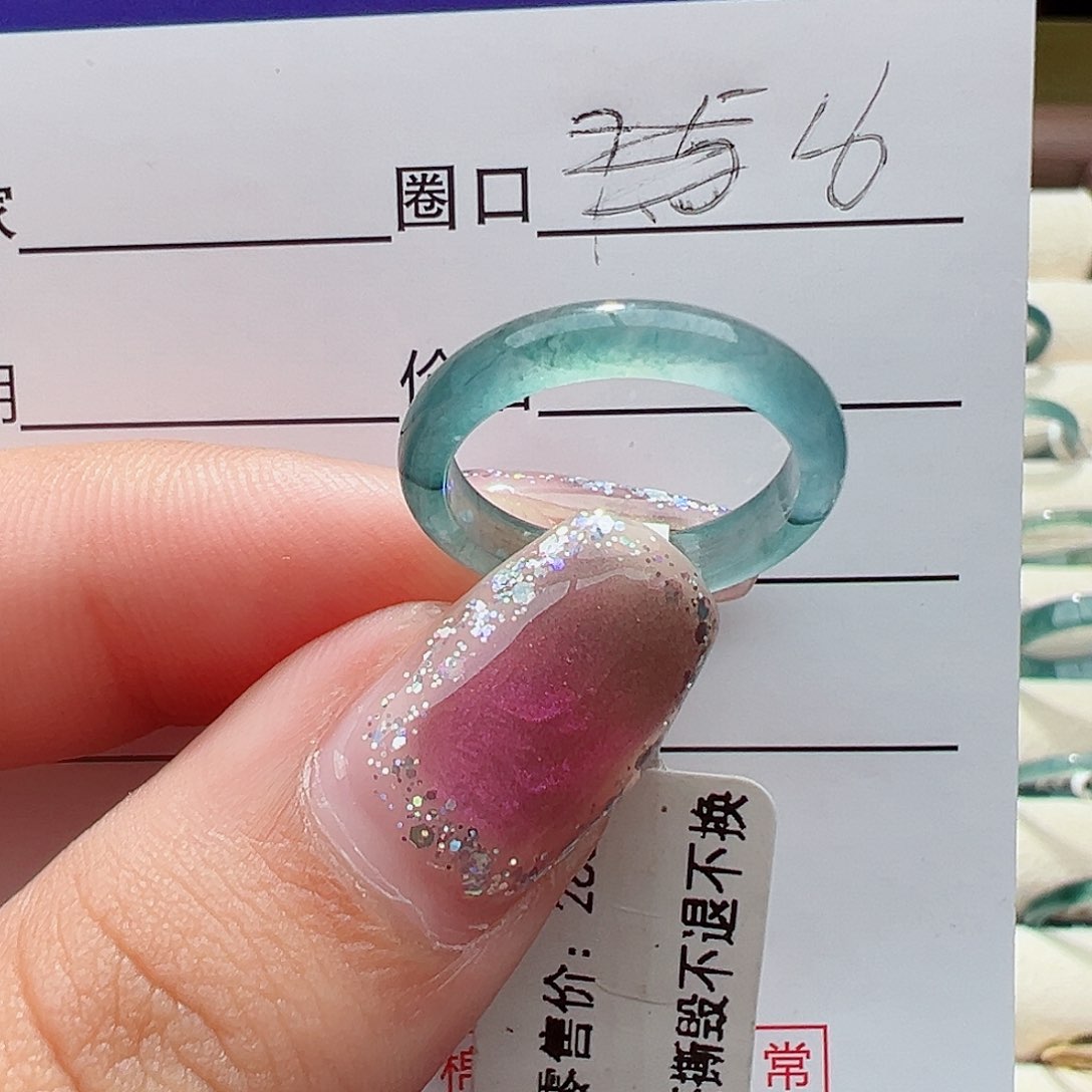 翡翠戒指未镶嵌戒指