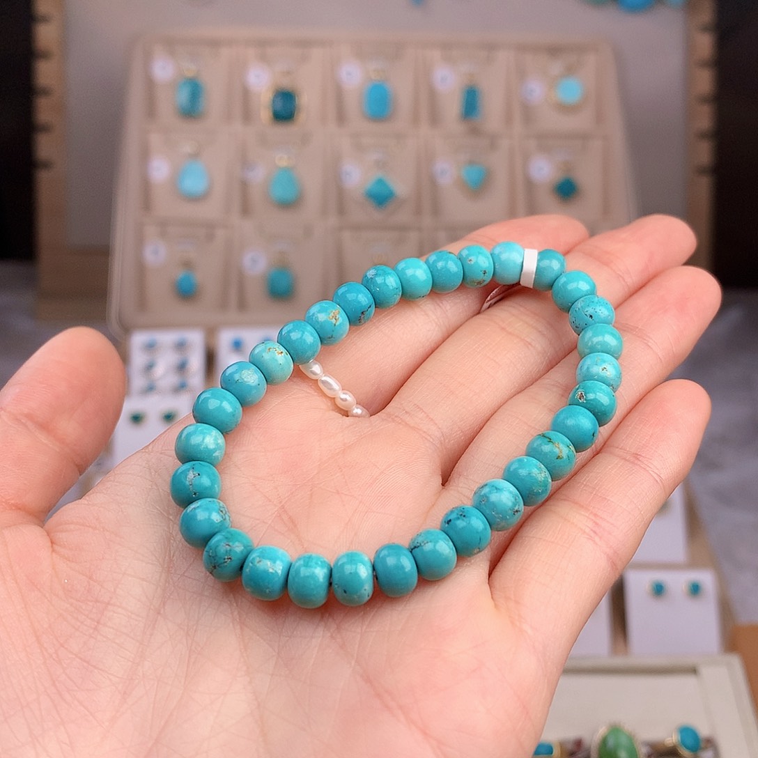 未镶嵌绿松石手链