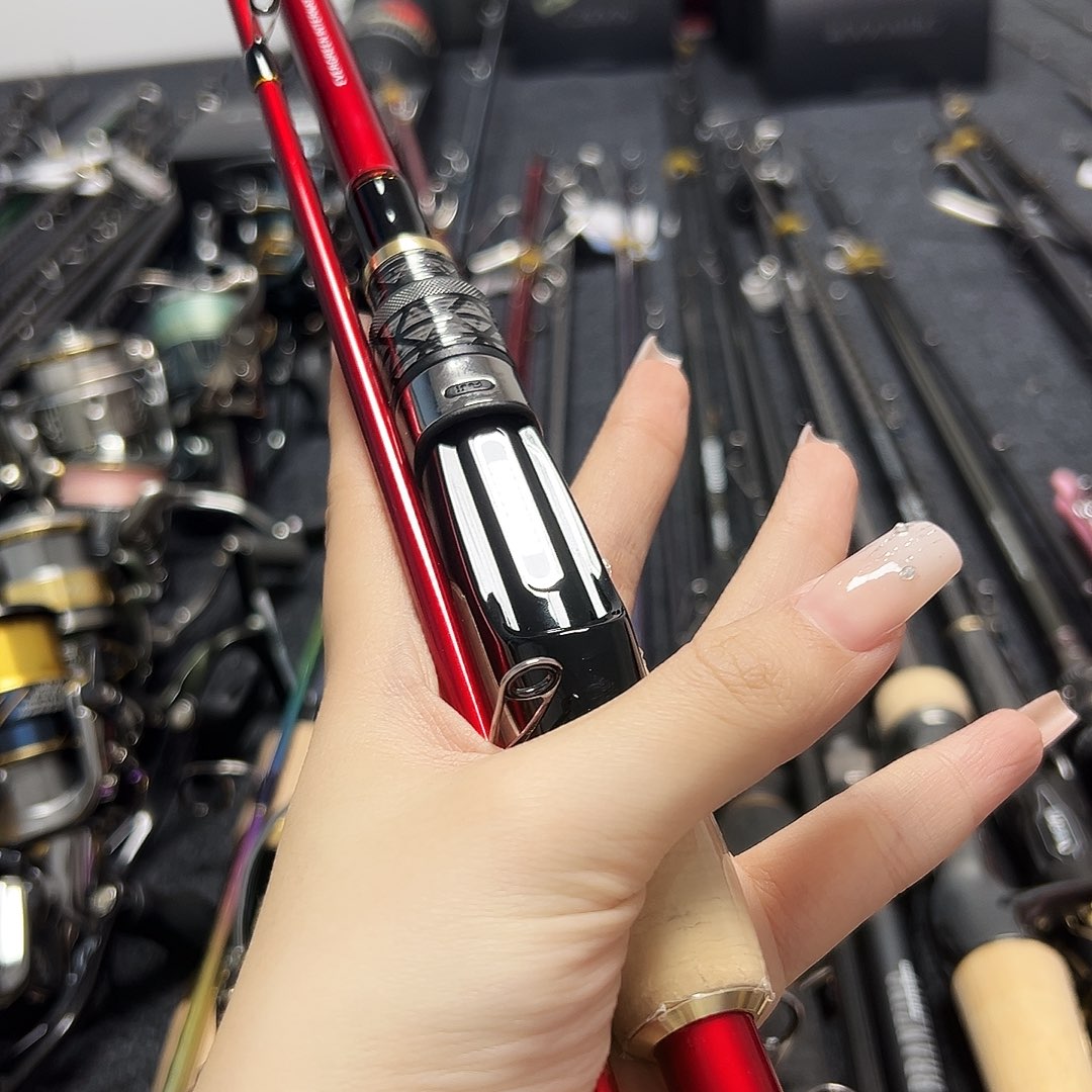 大***斗铝合金3.8m直柄路亚竿1234