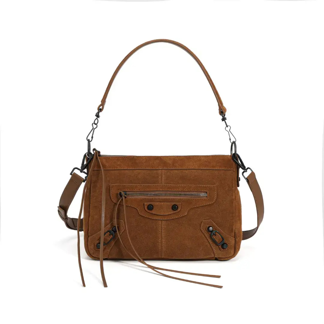 耐磨甜美风见外包装拉链单肩手提包3985