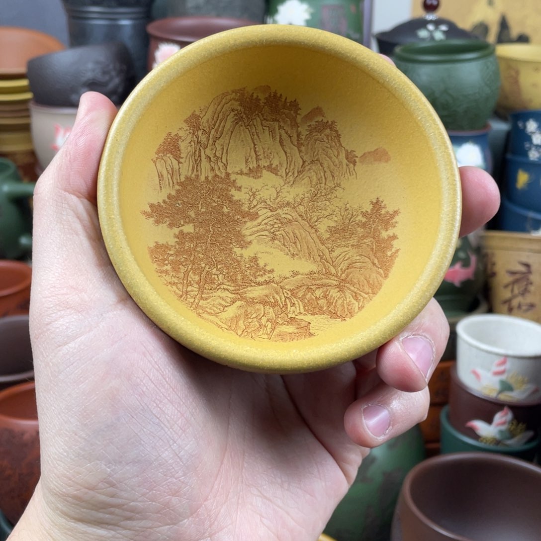 紫砂茶杯紫砂茶杯