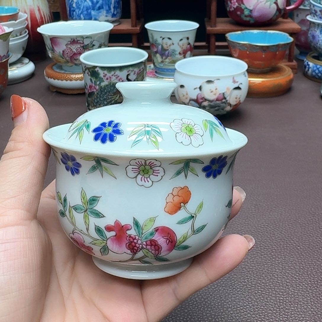 瓷片景德镇仿古手作精品展示