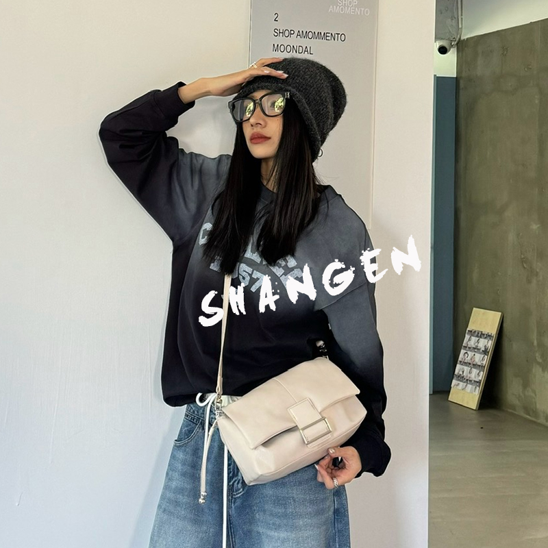 【尚恩CC】SK-62770-米白-26*11*14轻奢时尚女士新款单肩斜挎包