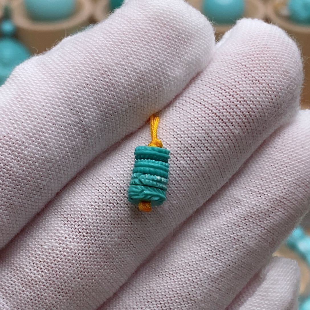 绿松石未镶嵌珠宝奇石5.5mm