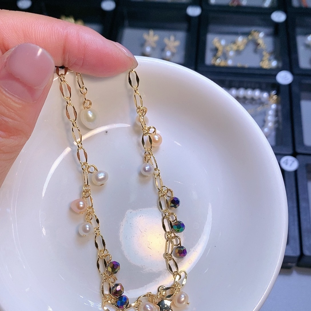 【闪购商品】淡水珍珠30脚链未镶嵌