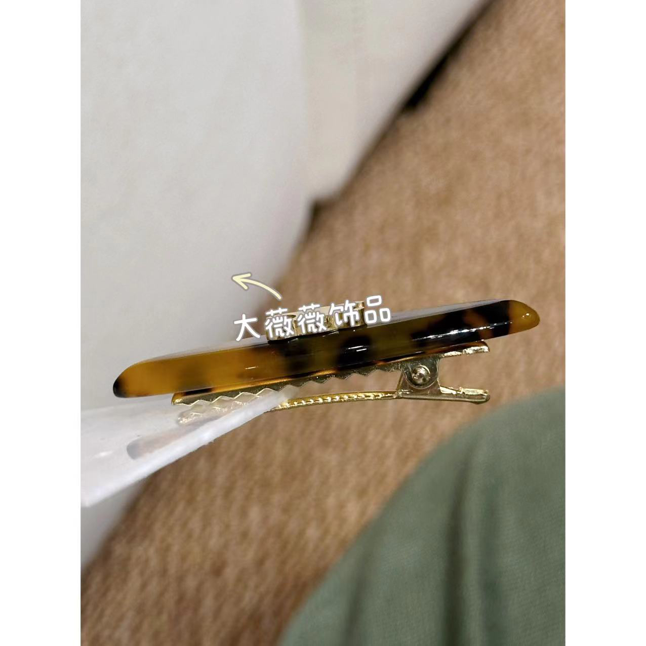 时尚凯凯水滴质百搭刘海夹侧边夹-4796