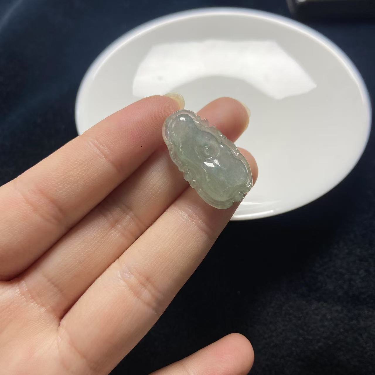 天然翡翠A货吊坠4