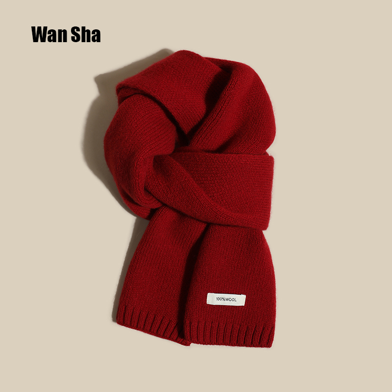 【晓哥推荐】澳洲全羊毛美利奴羊毛超柔软冬季围巾韩系针织羊毛围巾