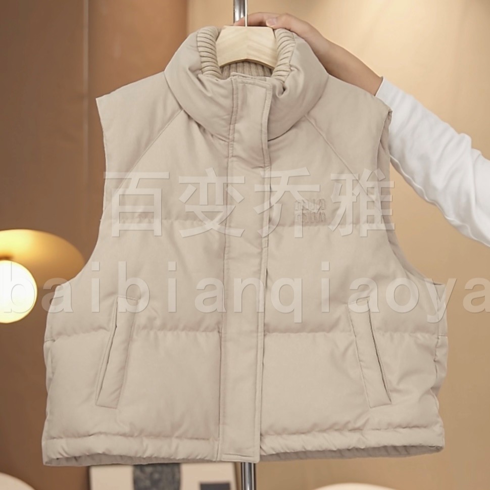 女秋冬羽绒马甲立领时尚百搭8583038