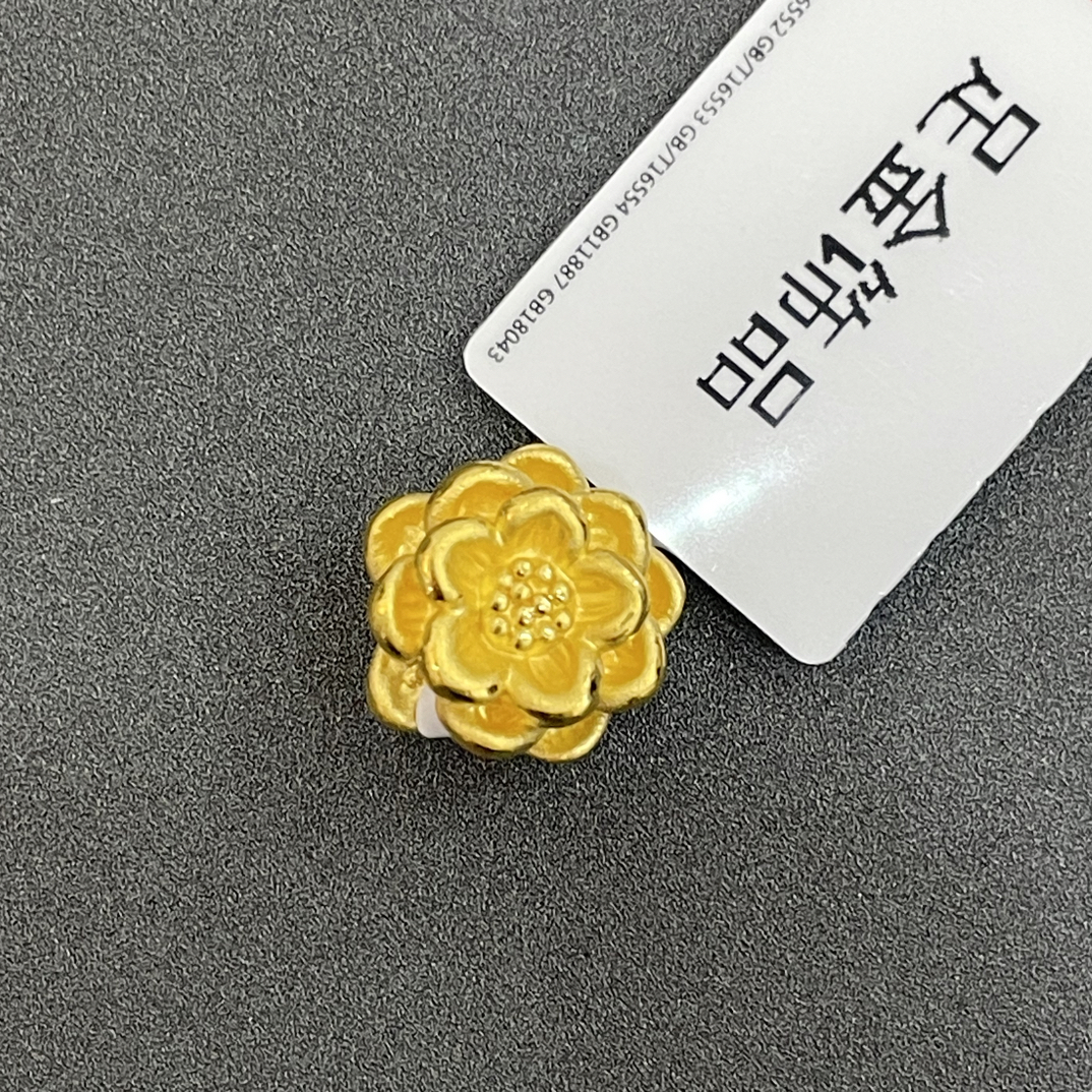 【夏夏专享】足金999 莲花 ZP 0.97 攒金有道