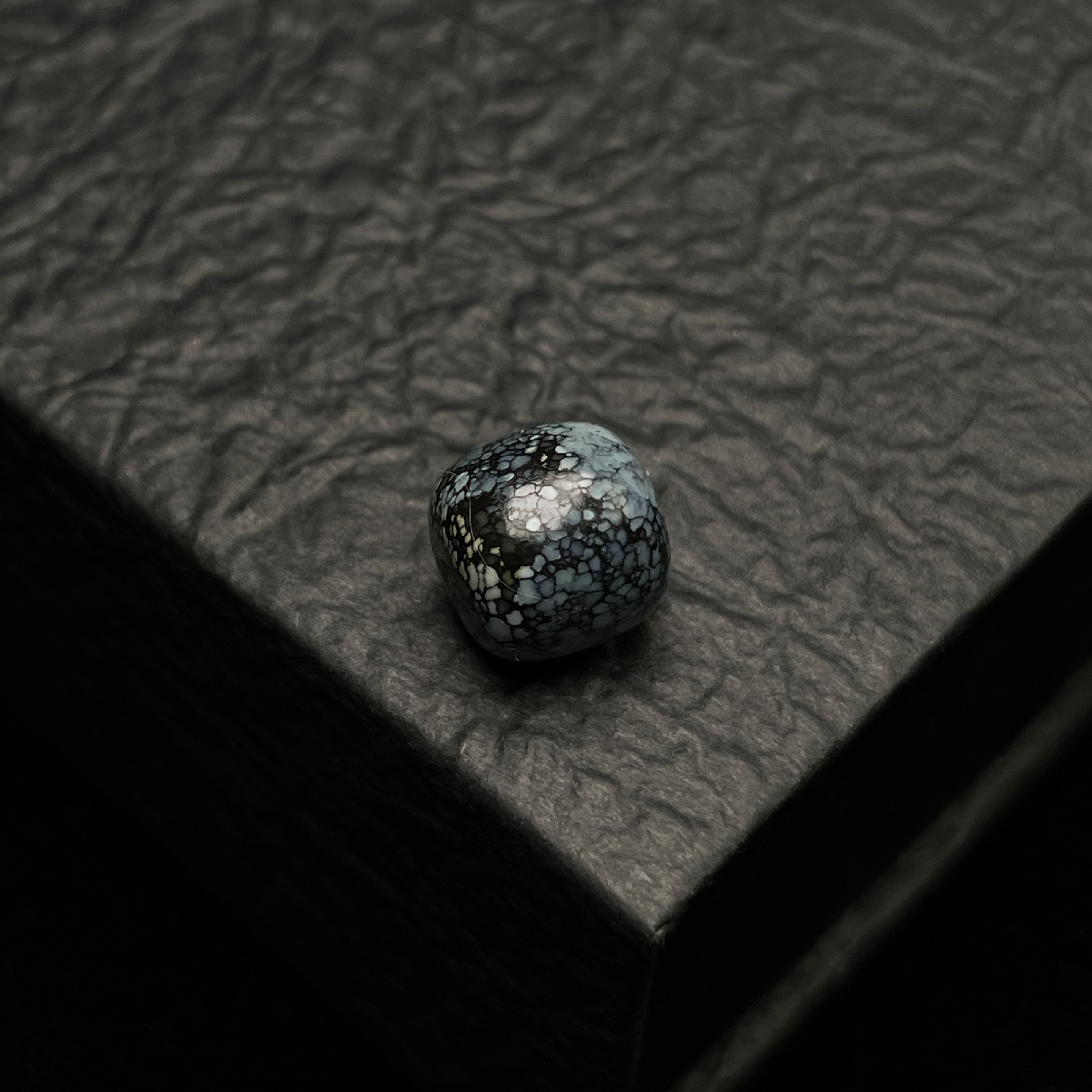 原矿紫罗兰色网花绿松石老型 11.5×11 全品无暇