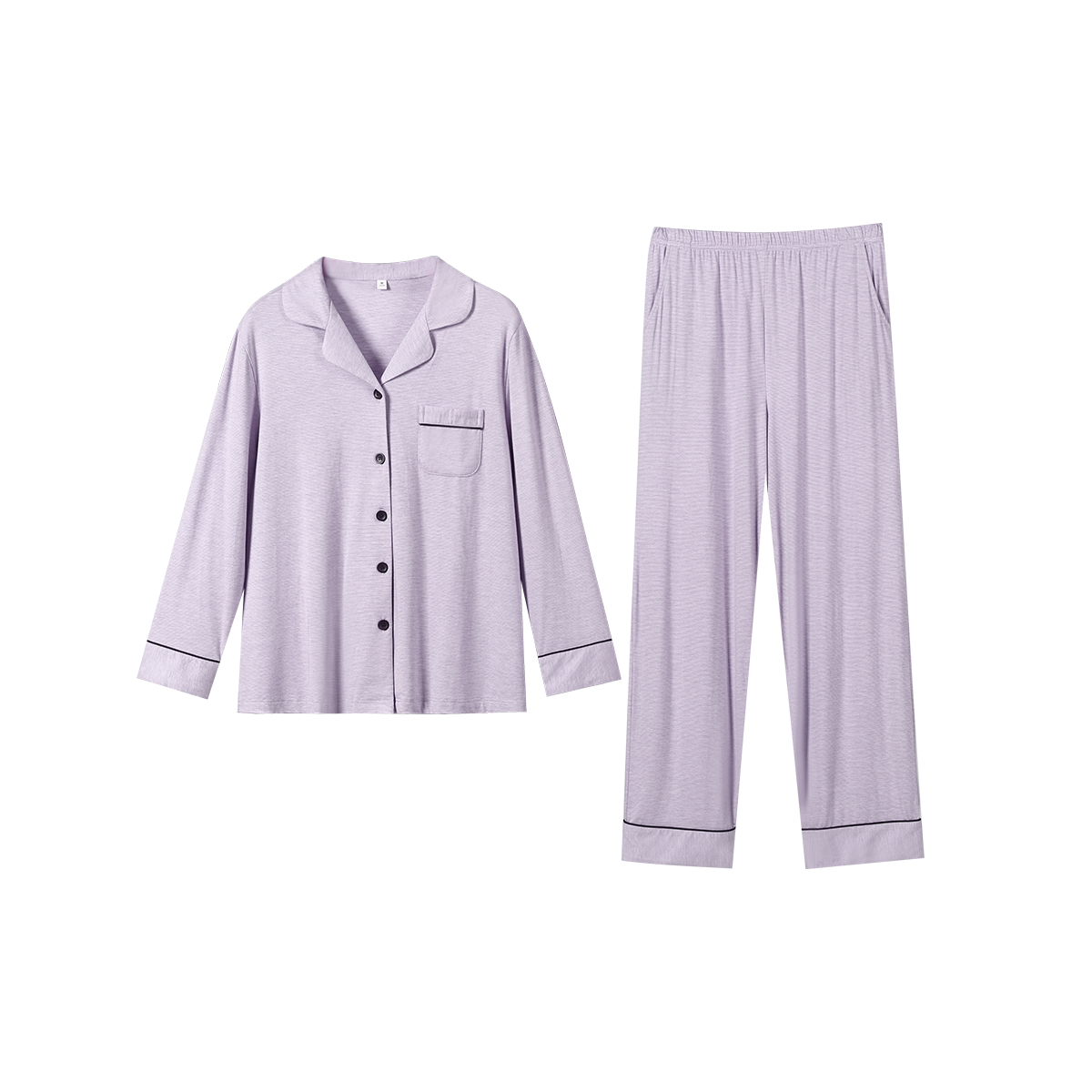 【李美丽专属】情侣太极石暖绒翻领家居服套装241326/241327