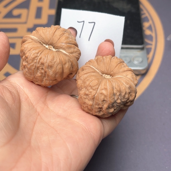 文玩核桃把件41南瓜墩