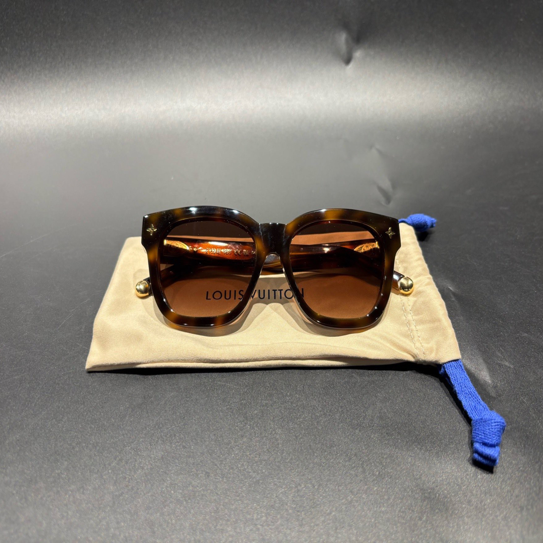 未使用 LouisVuitton/路易威登 lv 太阳镜 墨镜玳瑁色/全新/0567