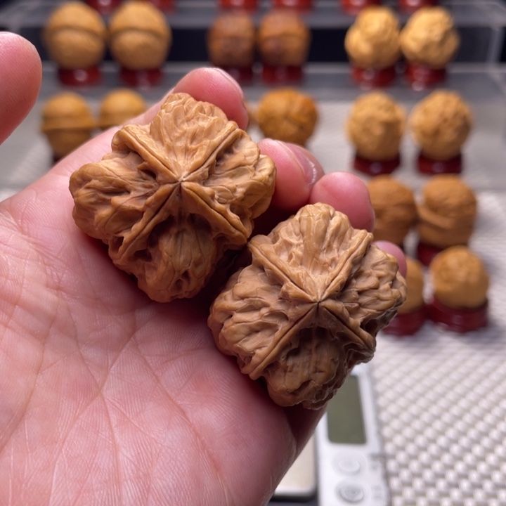 文玩核桃把件13火烈鸟