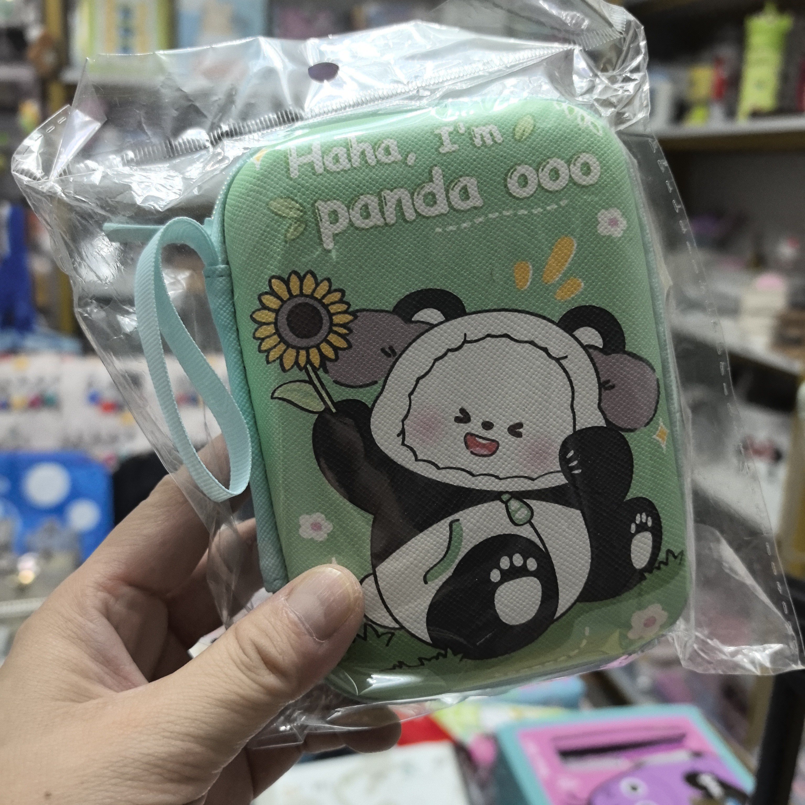 清！卡通多功能数据线收纳包可收纳硬盘手机充电器充电线