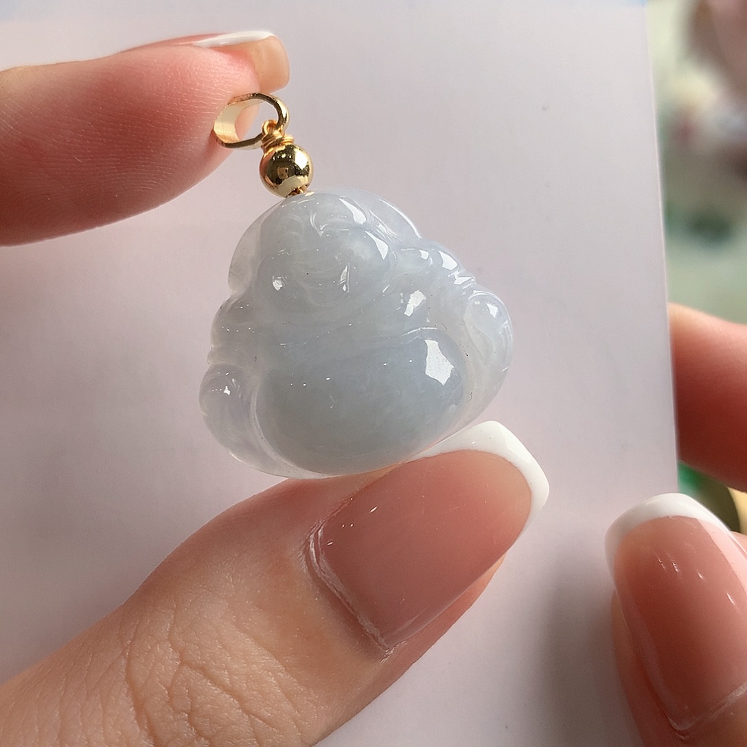 翡翠未镶嵌颈饰 