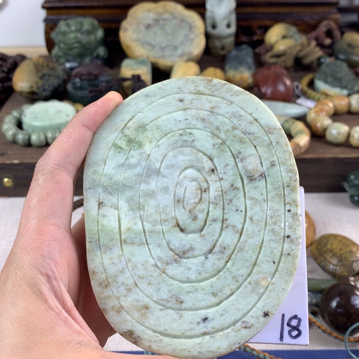 岫岩河磨玉（透闪石质玉）未镶嵌珠宝奇石