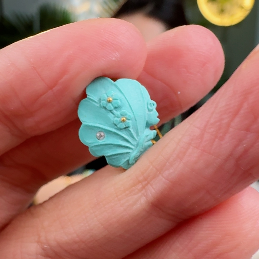 绿松石珠宝奇石未镶嵌