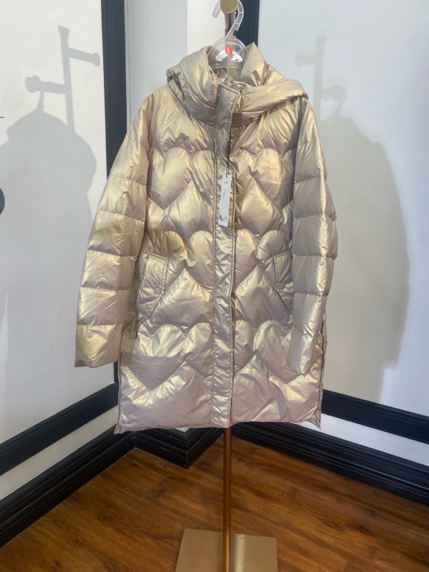 [H6724香槟绿外套]长袖镂空气质夏季休闲迷彩