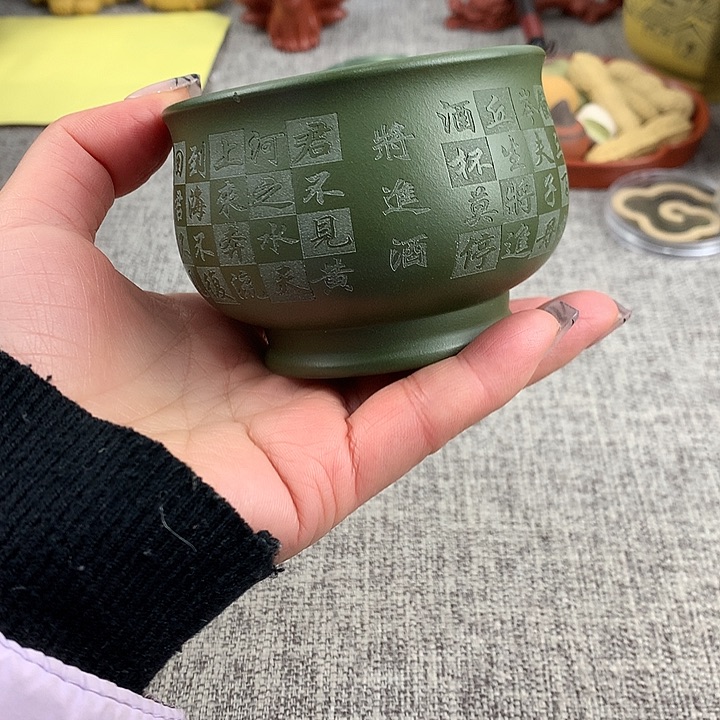 紫砂茶杯高端主人杯