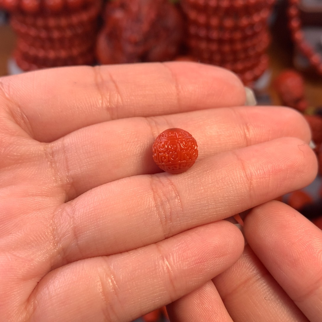 南红玛瑙天然川料瓦西配饰未镶嵌奇*®