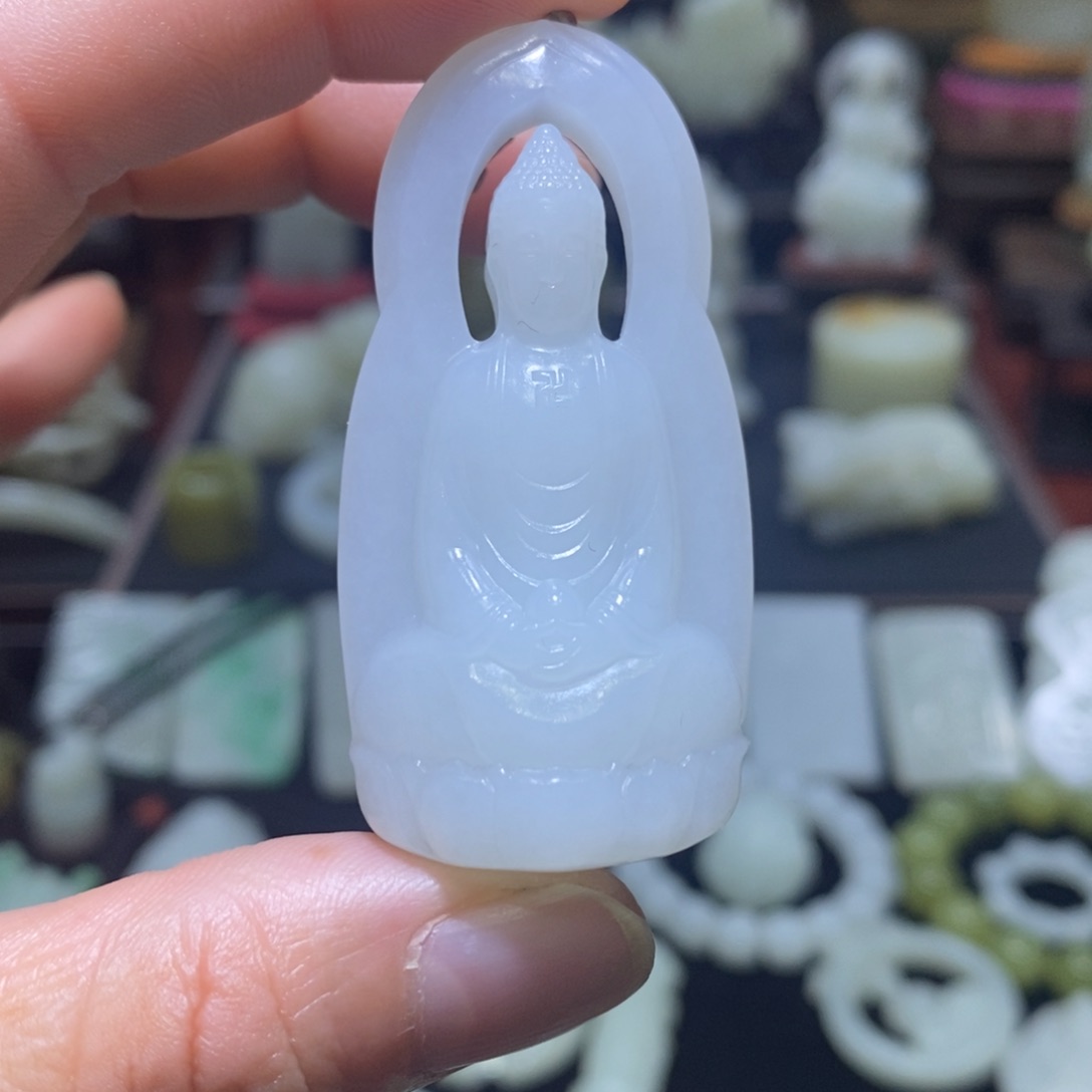 和田玉挂件未镶嵌浴**生