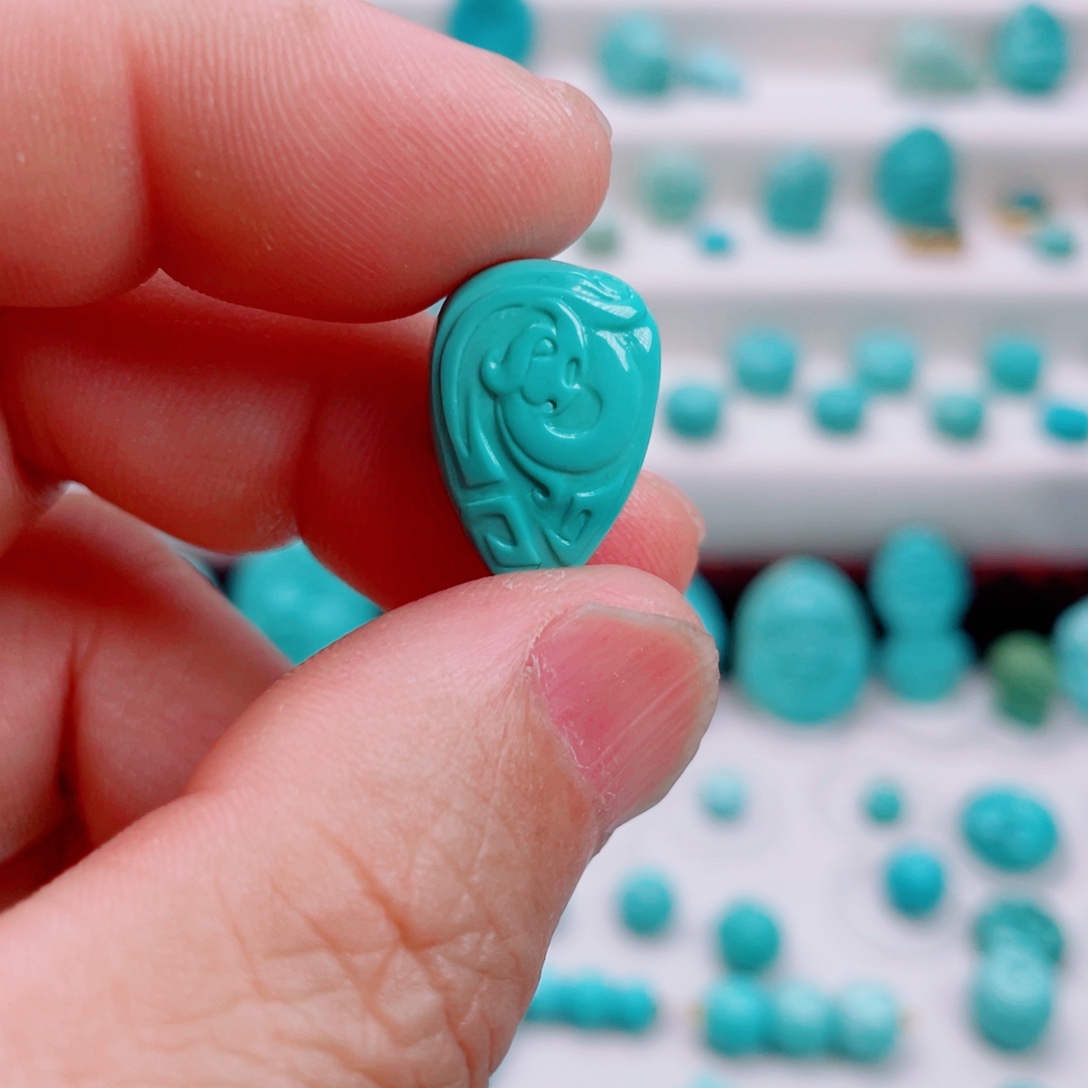 绿松石未镶嵌吊坠(不含链)