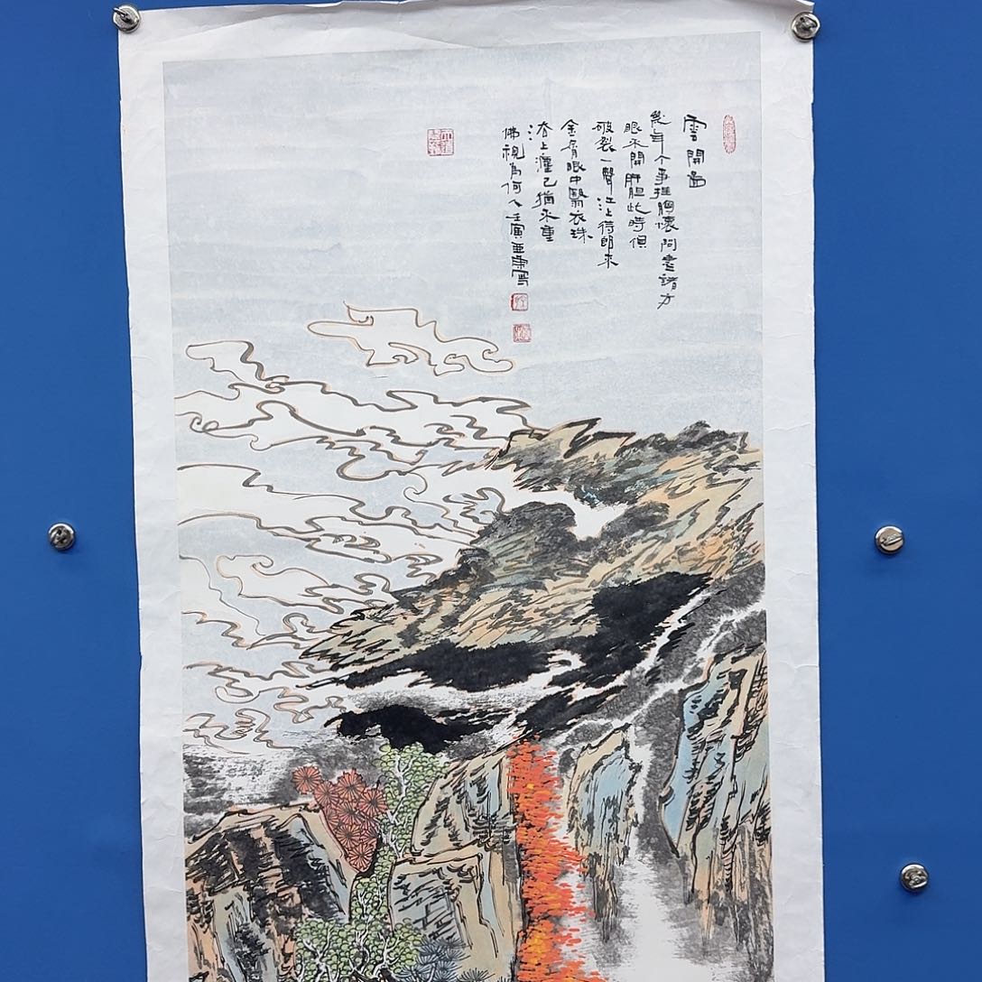 国画多次参加国内外大型